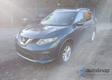 2014 Nissan Rogue Sv z USA, uszkodzony, nr VIN 5N1AT2MV0EC865520